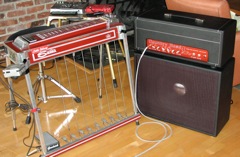 Amp and pedal steel